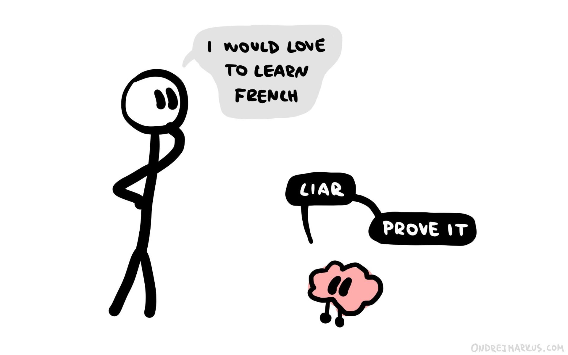 Prove your words with actions.